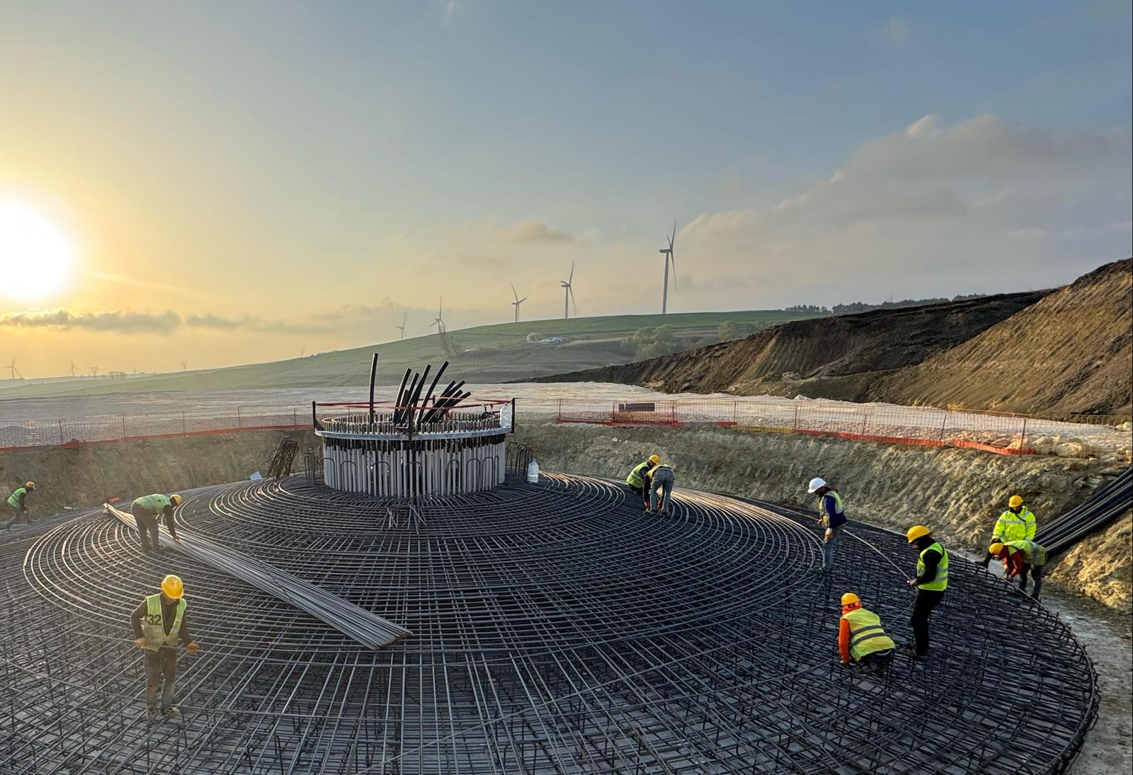 Rüzgar Türbini Temel